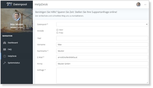 Helpdesk Kontaktformular01